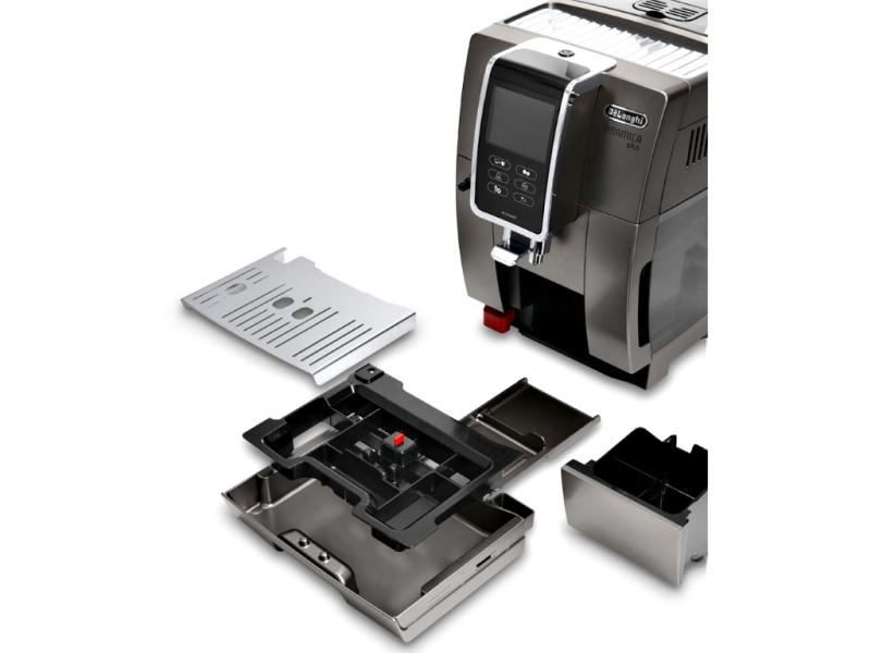 DeLonghi Dinamica Plus ECAM370.95.T | Kaffeevollautomat | 3,5" TFT Touch Display | Latte Crema System | 19 bar | Farbe: Titan DeLonghi Dinamica Plus ECAM370.95.T | Kaffeevollautomat | 3,5" TFT Touch Display | Latte Crema System | 19 bar | Farbe: Titan